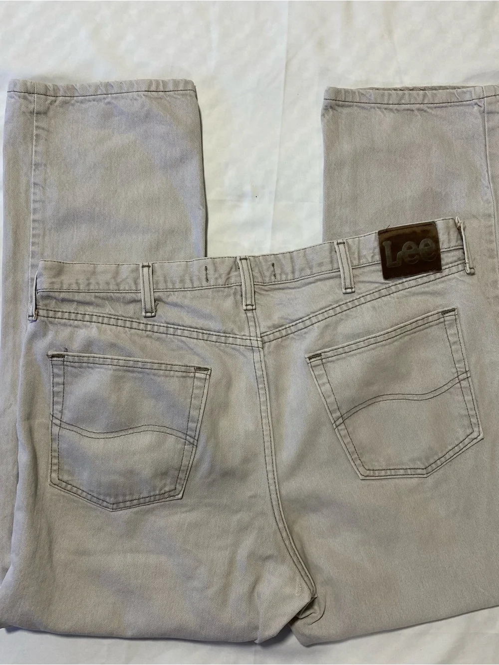 Lee Men's Relaxed Jeans - Light Grey Wash